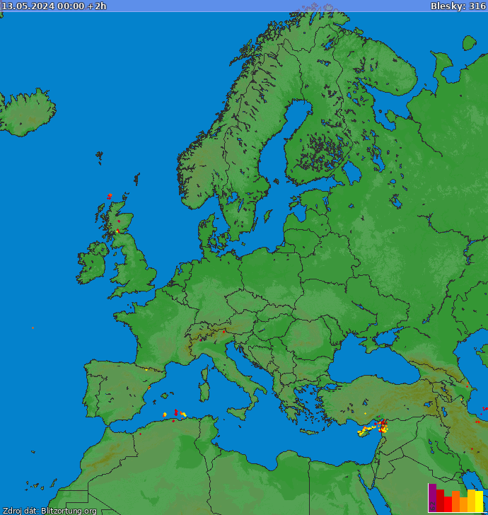 Blitzkarte Europa 13.05.2024 (Animation)