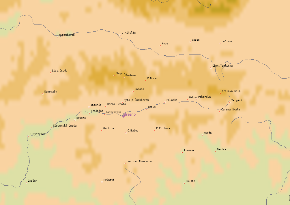 Mapa bleskov Horehronie 26.05.2022 (Animácia)